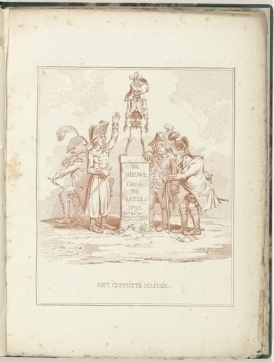 Comitato degli Affari Militari, 1795 da James Gillray (possibly)