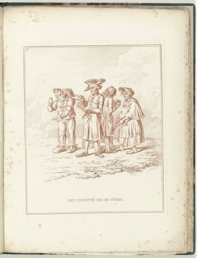 Comitato dei viveri e delle necessità, 1795 da James Gillray (possibly)
