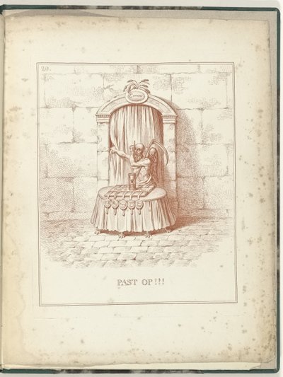 Vader Tijd voor de poort naar de toekomst, 1795 da James Gillray (possibly)