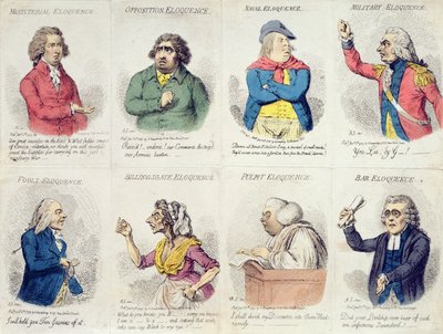 8 vignette che raffigurano l