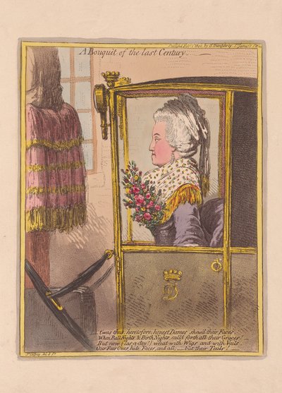 Un bouquet del secolo scorso da James Gillray