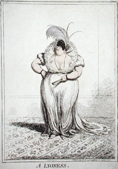 Una leonessa da James Gillray