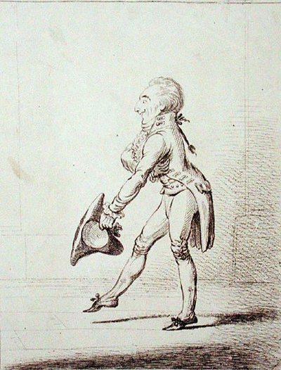 Un maestro di cerimonie, pubblicato da Hannah Humphrey nel 1803 da James Gillray