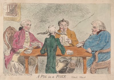 Un maiale in un sacco, Whist, Whist da James Gillray