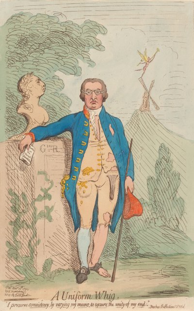 Un Whig in divisa --- da James Gillray