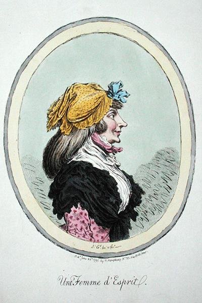 Una donna con spirito da James Gillray
