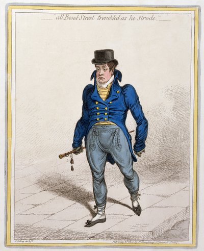 Tutta Bond Street Tremava mentre Avanzava da James Gillray