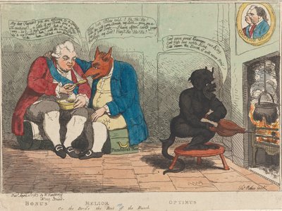 Bonus - Melior - Optimus, ovvero il meglio della compagnia del Diavolo da James Gillray