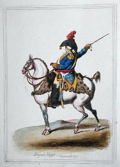 Maggiore di brigata da James Gillray