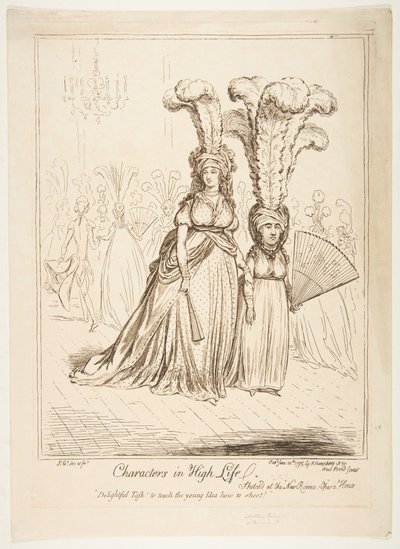 Personaggi di alta vita da James Gillray