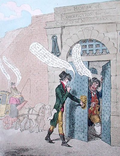 Cittadini in Visita alla Bastiglia da James Gillray