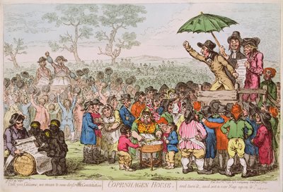 Copenhagen House pub. di H. Humphrey, 1795 da James Gillray
