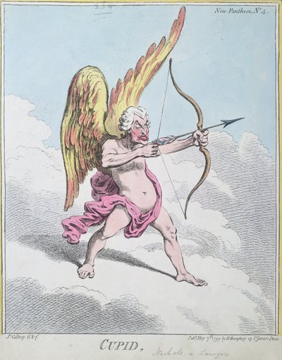 Cupido, pubblicato da Hannah Humphrey nel 1799 da James Gillray