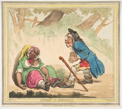 Cimone e Ifigenia, 2 maggio 1796 da James Gillray