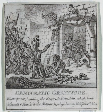 Democrazia, o uno schizzo da James Gillray