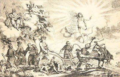 Ecclesiastico e Politico, Stato della Nazione da James Gillray