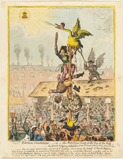 Candidati alle elezioni da James Gillray