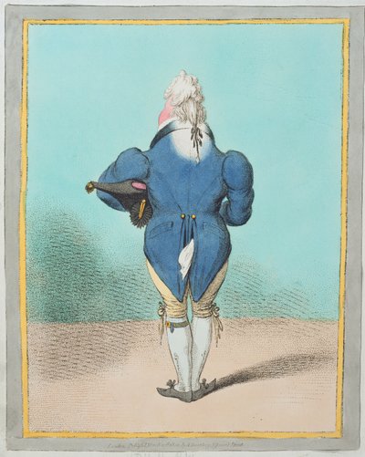 S.A.R. il Principe di Galles (1762-1830) pubblicato da Hannah Humphrey nel 1802 da James Gillray