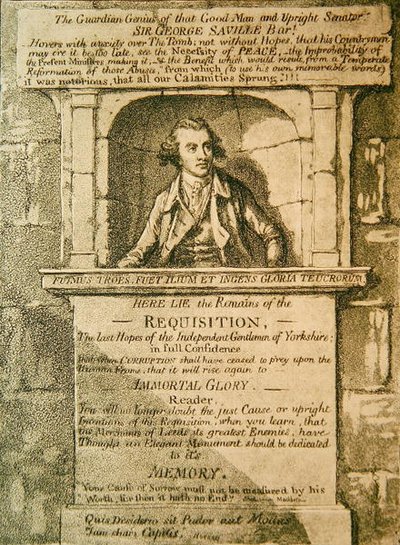 Qui giacciono i Resti della Requisizione da James Gillray