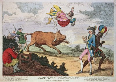 John Bull trionfante, pubblicato da William Humphrey, 4 gennaio 1780 da James Gillray