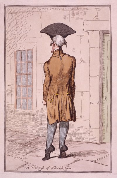 John Burges MD, 1795 da James Gillray
