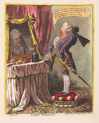 Elevazione signorile da James Gillray