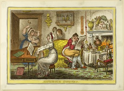 Matrimoniali-Armonici da James Gillray