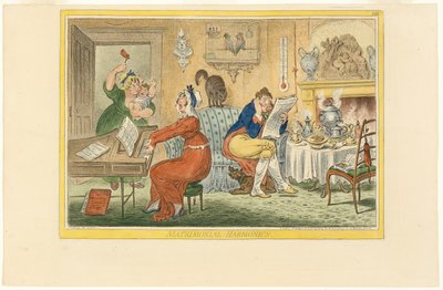 Armonie matrimoniali (Recto) da James Gillray
