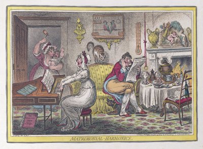 Armonie matrimoniali da James Gillray