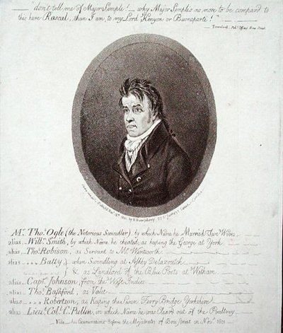 Mr Thomas Ogle da James Gillray