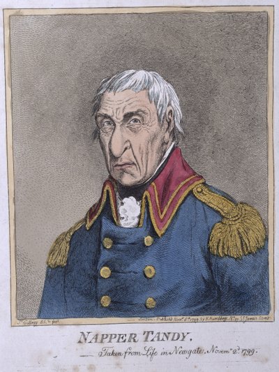 Napper Tandy (1740-1803) pubblicato da Hannah Humphrey nel 1799 da James Gillray