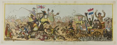 Pubblicazione alle elezioni da James Gillray