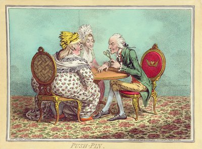 Push-Pin, pubblicato da Hannah Humphrey nel 1797 da James Gillray