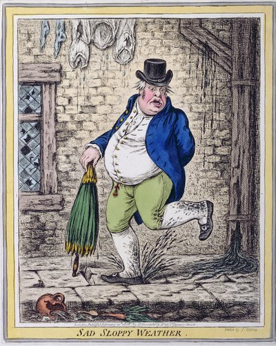 Tempo triste e fangoso da James Gillray