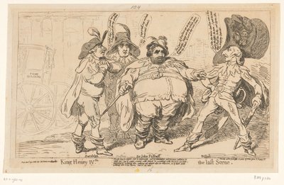 Caricatura su Charles Fox, 1788 (Re Enrico IV. L