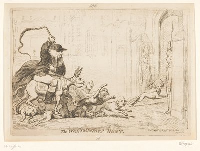 Caricatura di Warren Hastings, 1788 da James Gillray