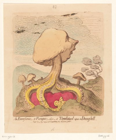 Caricatura di William Pitt il Giovane, 1791 da James Gillray