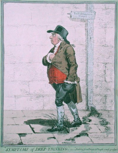 Sintomi di Profondo Pensiero da James Gillray