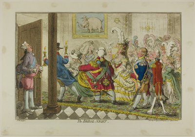 La notte nuziale da James Gillray