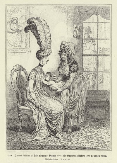 La mamma alla moda da James Gillray