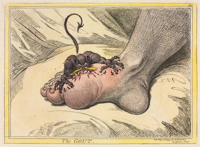 La gotta da James Gillray
