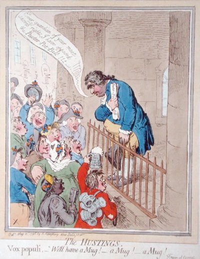 Le tribune da James Gillray