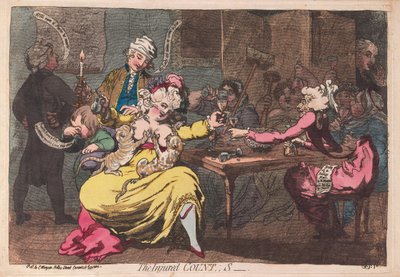 Il conte ferito, pub. 1786 da James Gillray