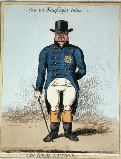 Il Pigro Reale da James Gillray