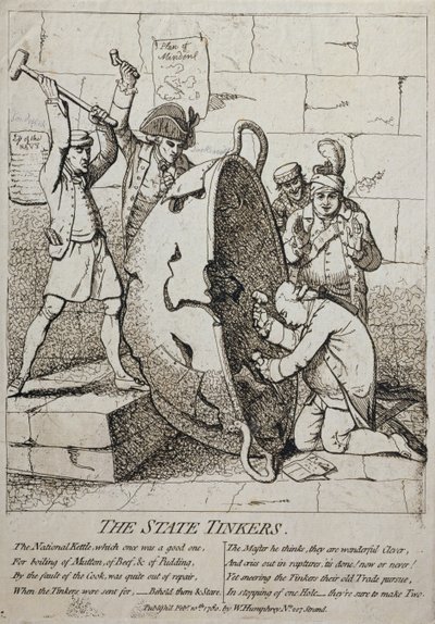 I riparatori di stato, pubblicato da William Humphrey nel 1780 da James Gillray