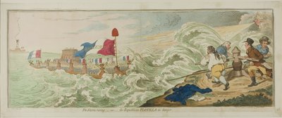 La tempesta che sale da James Gillray