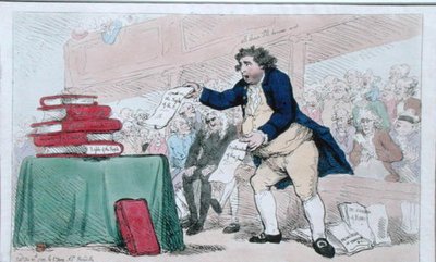 Il mangiatore di parole da James Gillray