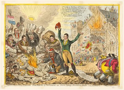 La vera riforma del Parlamento da James Gillray