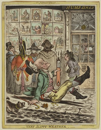 Tempo Molto Scivoloso da James Gillray