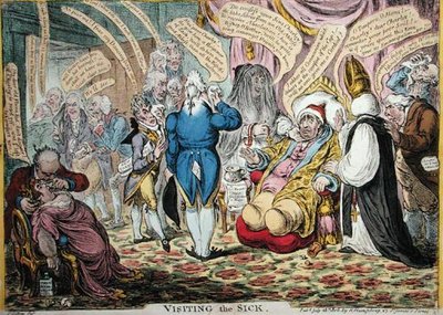 Visitare i malati da James Gillray